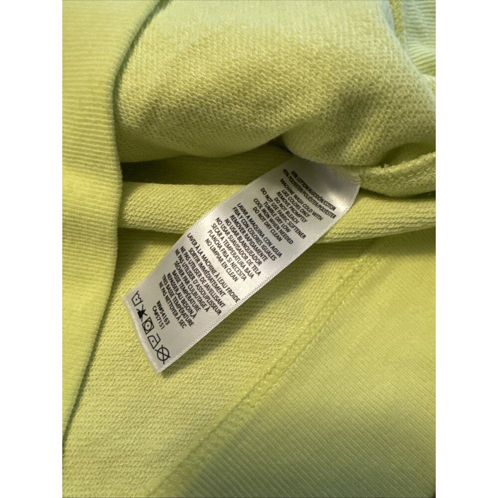 Calvin Klein Women Sweatshirt XL Long Sleeve Athleisure Casual Bright Green - Picture 5 of 6